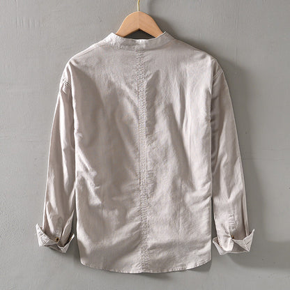Kyoto Henley Linen Shirt