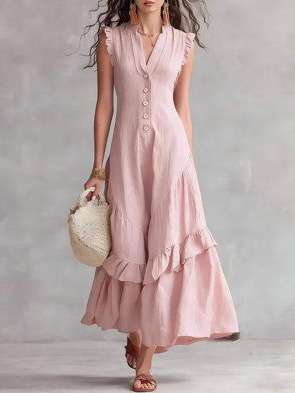 Valentina Ruffle Maxi Dress