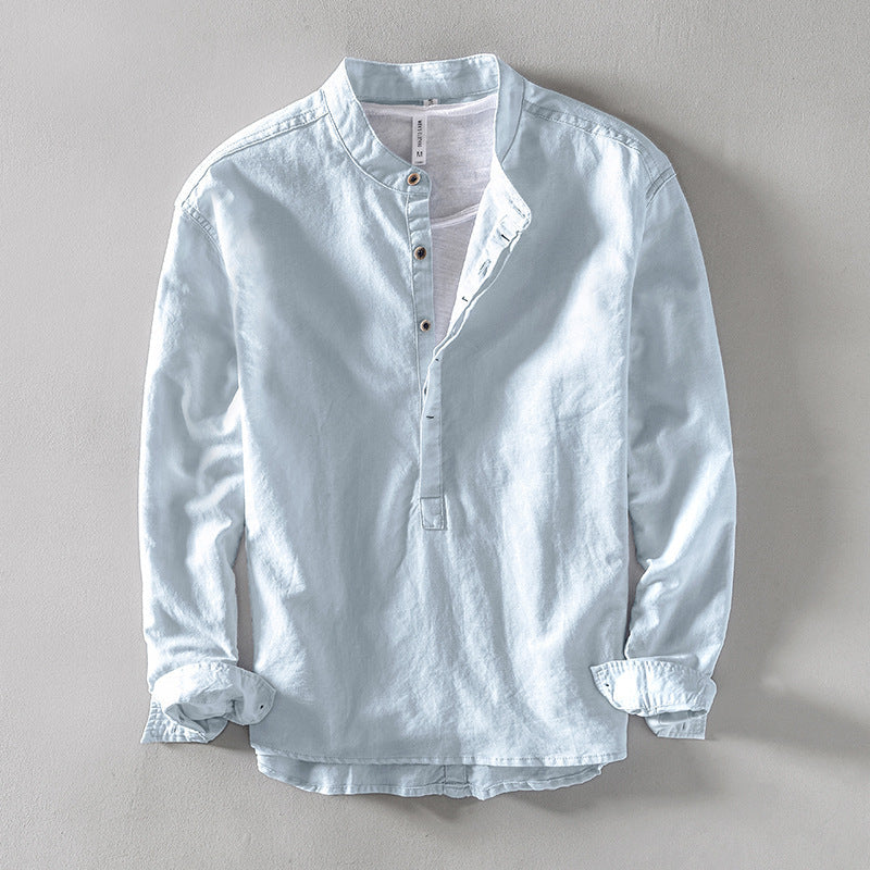 Kyoto Henley Linen Shirt
