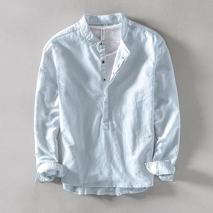 Kyoto Henley Linen Shirt