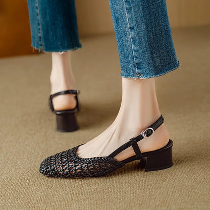 Mid Heel Sandals