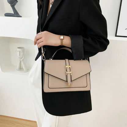 Genuine Leather Shoulder Bag for Women – Classic Everyday Handbag | Lina