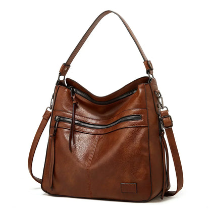 Genuine Leather Crossbody Shoulder Bag for Women – Vintage Handbag | Muriel
