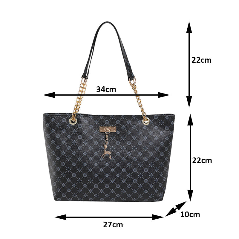 Genuine Leather Tote Bag for Women – Spacious Work to Weekend Bag | Mila