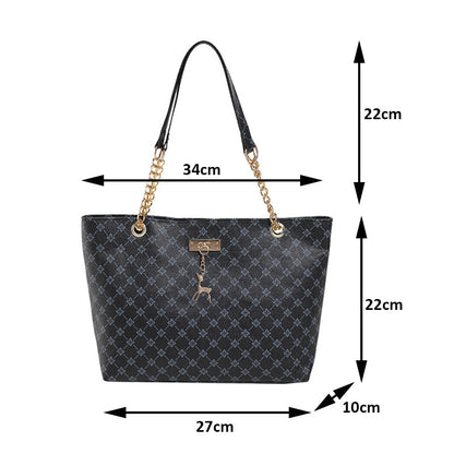 Genuine Leather Tote Bag for Women – Spacious Work to Weekend Bag | Mila
