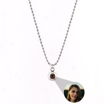 Personalised Photo Necklace – Ball Chain