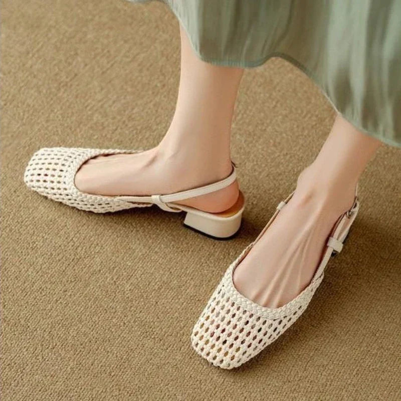 Mid Heel Sandals