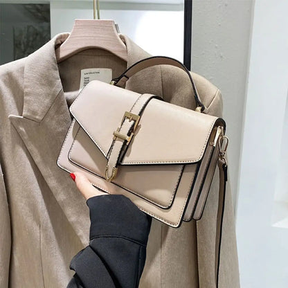 Genuine Leather Shoulder Bag for Women – Classic Everyday Handbag | Lina