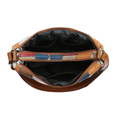 Genuine Leather Shoulder Bag for Women – Compact Everyday Crossbody Bag
