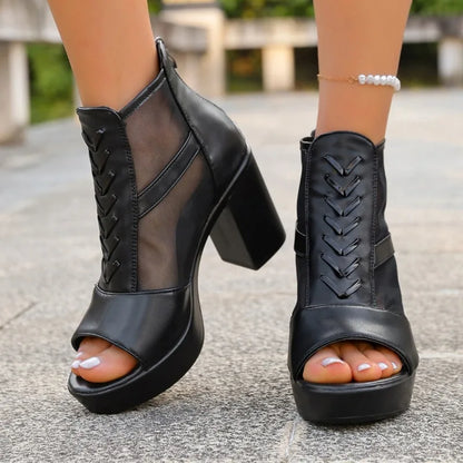 Mesh Heels