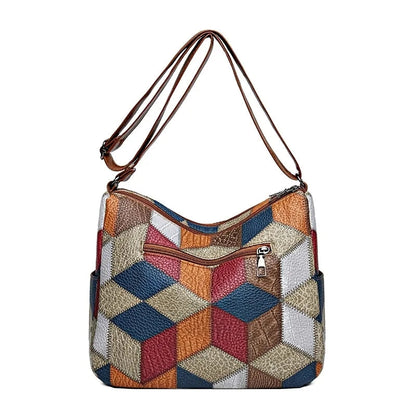 Genuine Leather Shoulder Bag for Women – Compact Everyday Crossbody Bag