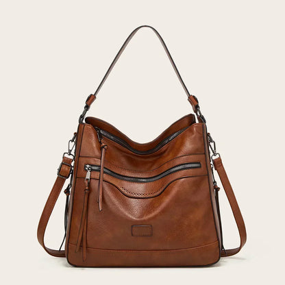 Genuine Leather Crossbody Shoulder Bag for Women – Vintage Handbag | Muriel