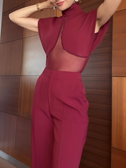 Chona Patchwork Sheer Mesh Set