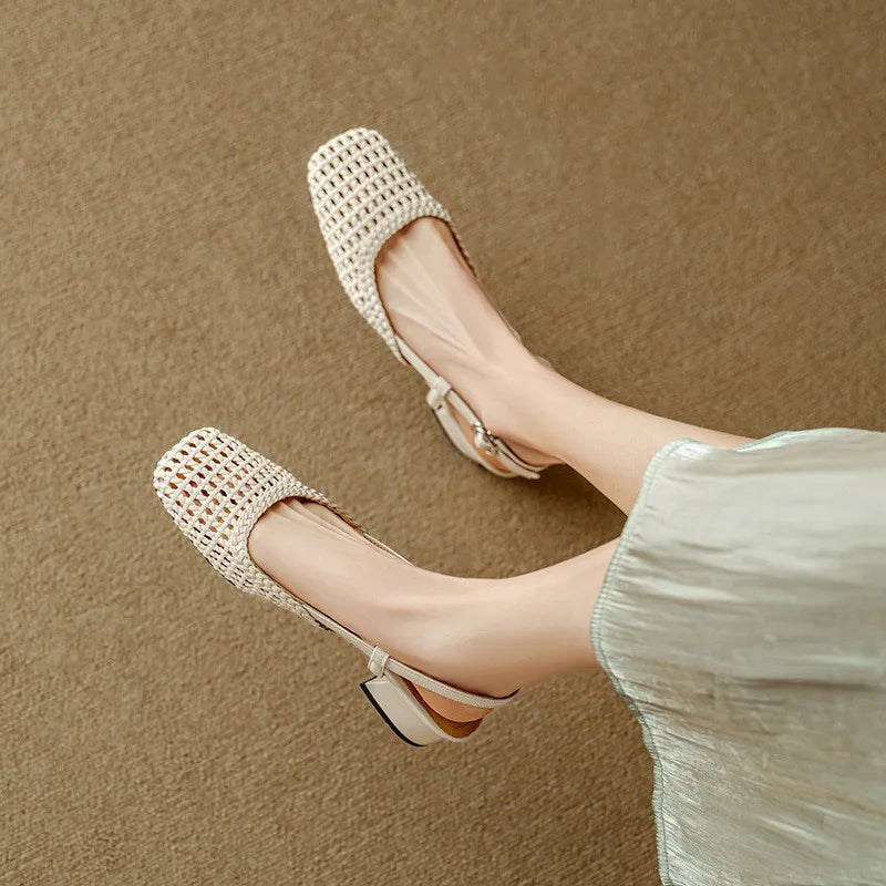 Mid Heel Sandals