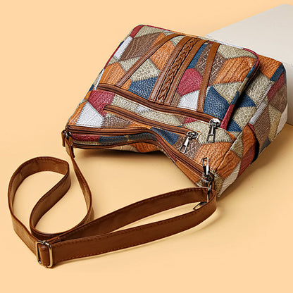 Genuine Leather Shoulder Bag for Women – Compact Everyday Crossbody Bag