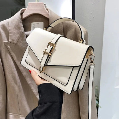 Genuine Leather Shoulder Bag for Women – Classic Everyday Handbag | Lina