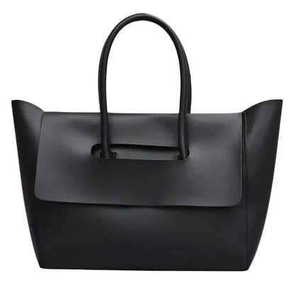 Vegan Leather Tote Bag for Women – Retro Shopper Bag