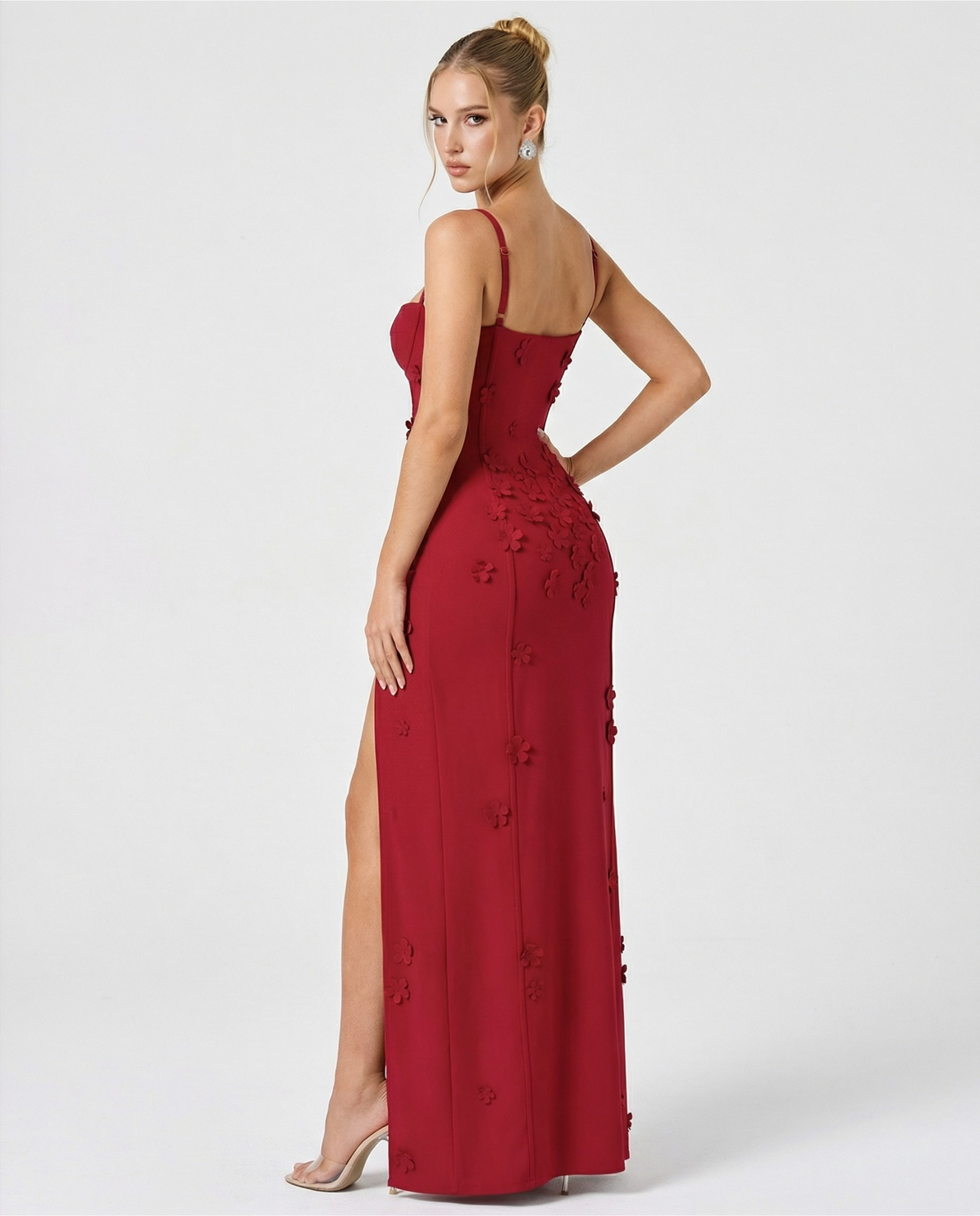 Maxi Dress with Side Split — Occasion Wear | Aria Luna