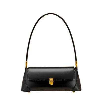Genuine Calf Leather Handbag for Women – Compact Shoulder Bag