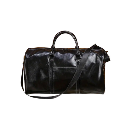 Genuine Leather Weekend Travel Bag – Spacious Holdall