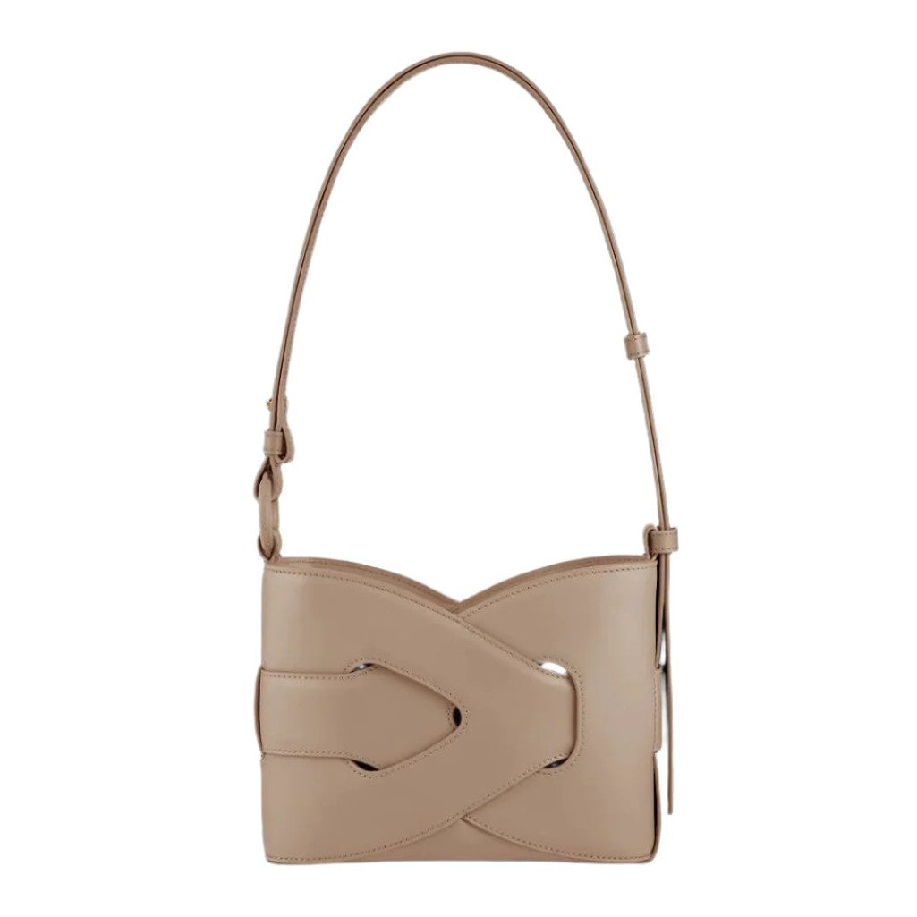 Genuine Italian Leather Handbag for Women – Structured Shoulder Bag