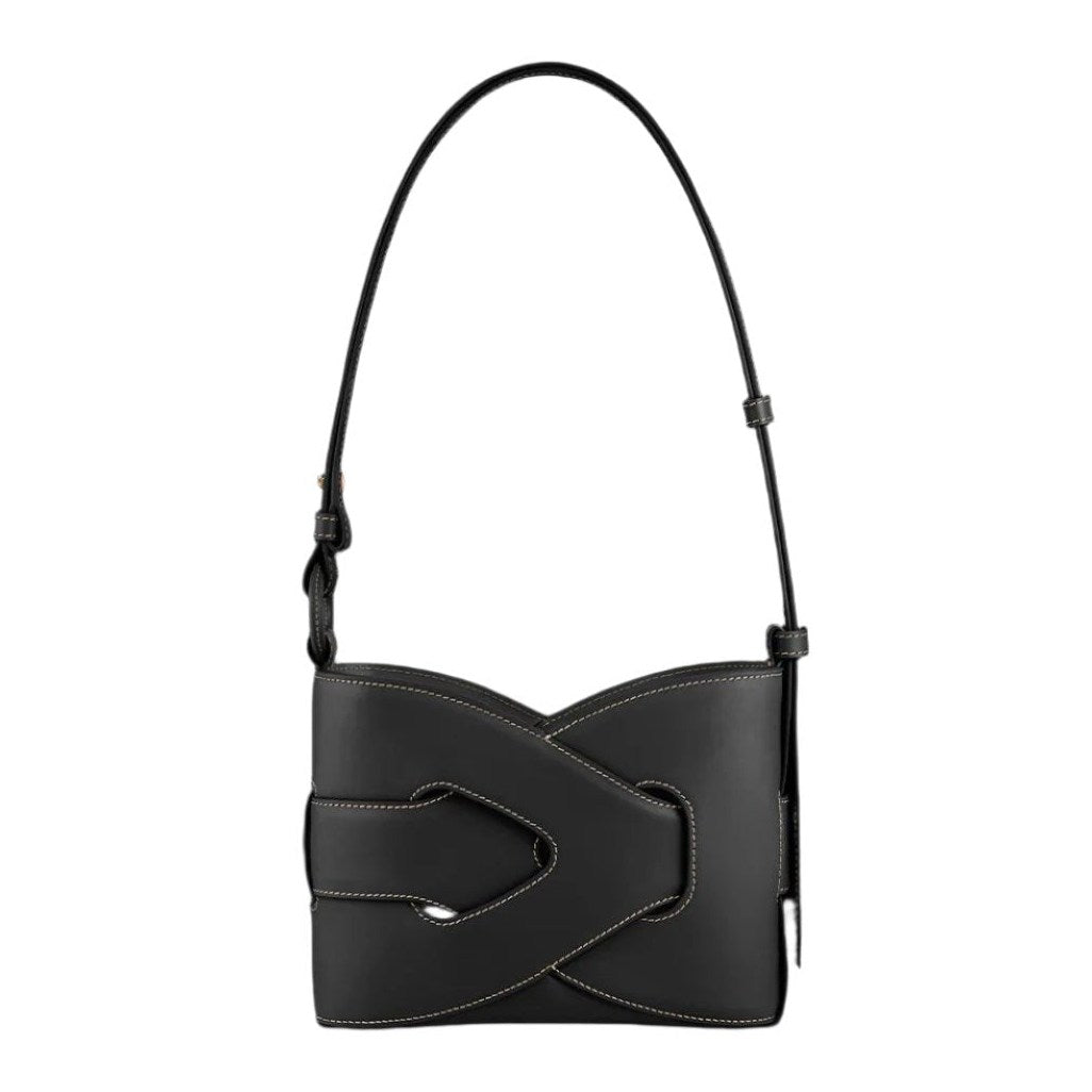 Genuine Italian Leather Handbag for Women – Structured Shoulder Bag
