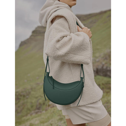 Genuine Calf Leather Cloud Bag for Women – Soft Shoulder Bag