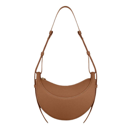 Genuine Calf Leather Cloud Bag for Women – Soft Shoulder Bag
