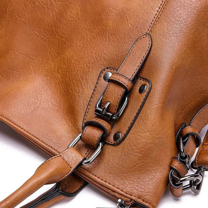 Genuine Leather Shoulder Bag for Women – Soft Everyday Handbag | Sienna