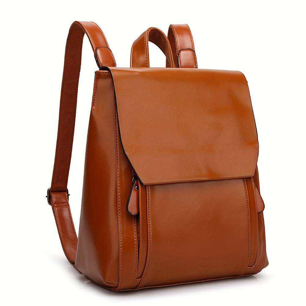 Genuine Leather Backpack for Women – Hands-Free Work Rucksack | Lina