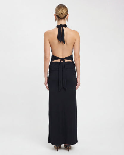 Maxi Dress Halter Neck — Occasion Wear | Aria Nyx