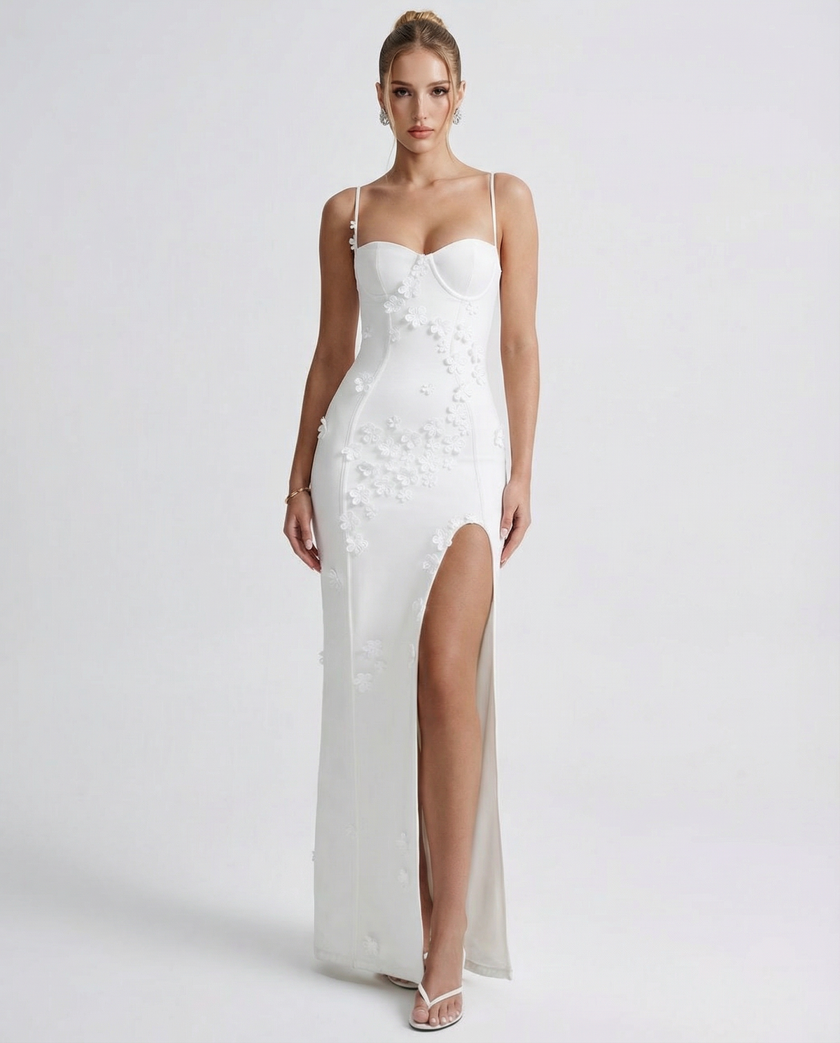 Maxi Dress with Side Split — Occasion Wear | Aria Luna