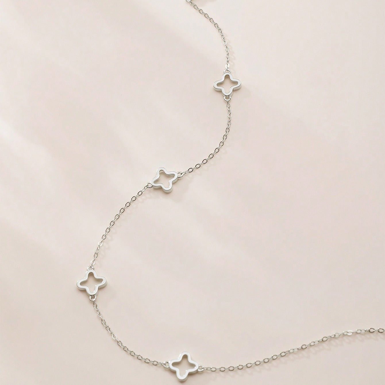 Anaïs Clover Necklace – 925 Sterling Silver Lucky Clover Necklace