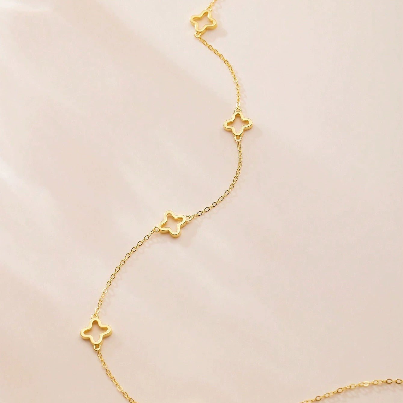 Anaïs Clover Necklace – 925 Sterling Silver Lucky Clover Necklace
