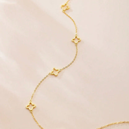 Anaïs Clover Necklace – 925 Sterling Silver Lucky Clover Necklace