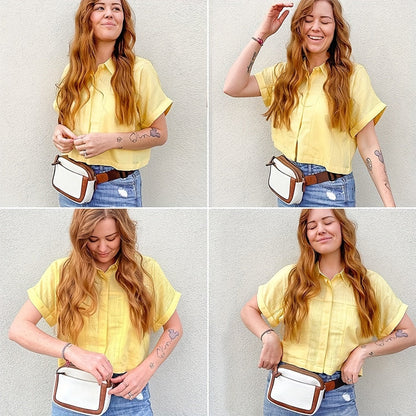 Genuine Leather Shoulder Bag for Women – Sporty Everyday Crossbody Bag | Aspen