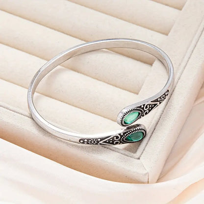 Esmeralda Silver Bracelet – Polished Link Design