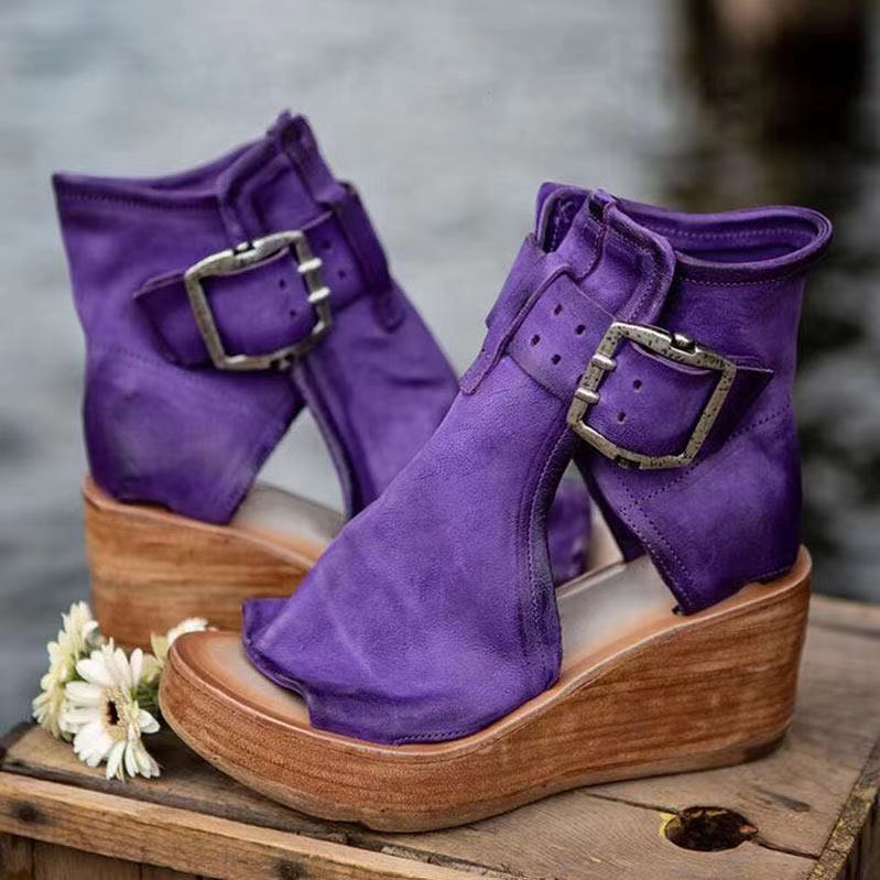 STYLISH ORTHOPEDIC BOHO WEDGE SANDALS