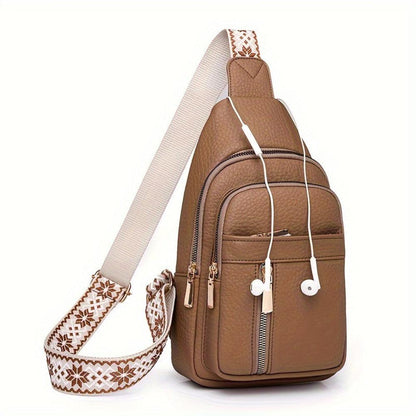 Genuine Leather Shoulder Bag for Women – Compact Crossbody Handbag | Hazel