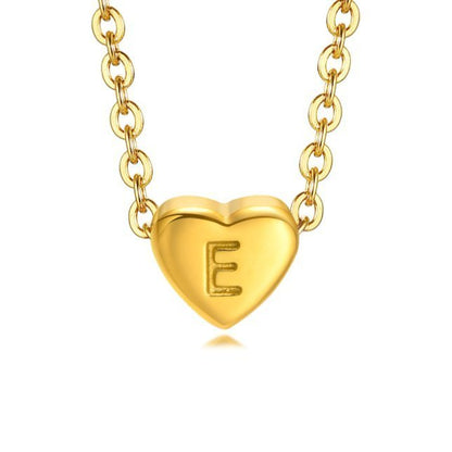 Bea Heart Necklace – 18K Gold Waterproof Heart Pendant Necklace