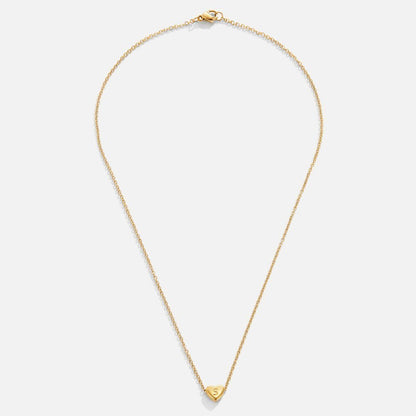 Bea Heart Necklace – 18K Gold Waterproof Heart Pendant Necklace