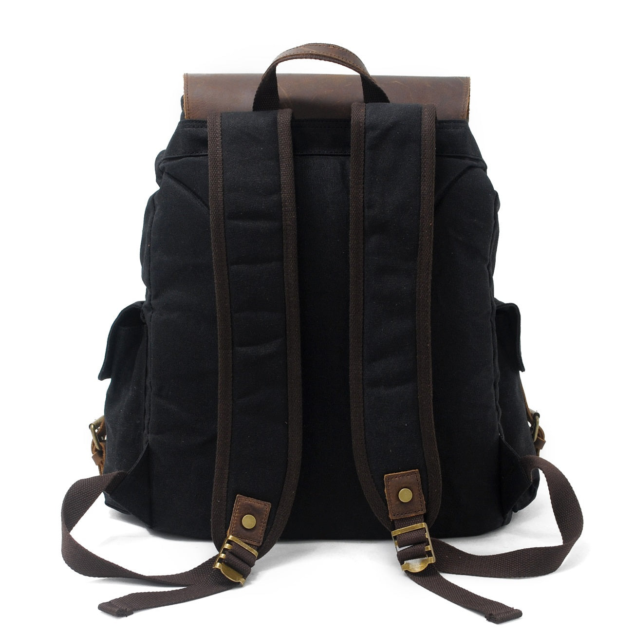 Waxed Canvas & Genuine Leather Backpack – 27L Vintage Rucksack | Jacob