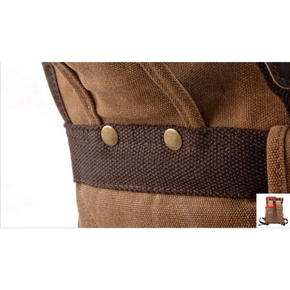 Waxed Canvas & Genuine Leather Travel Backpack – Vintage Rucksack | Marcus