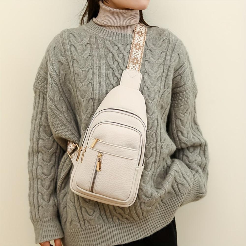 Genuine Leather Shoulder Bag for Women – Compact Crossbody Handbag | Hazel