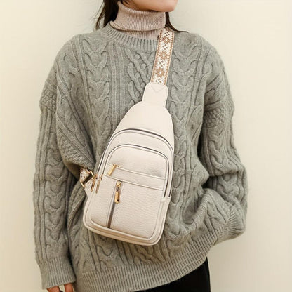 Genuine Leather Shoulder Bag for Women – Compact Crossbody Handbag | Hazel