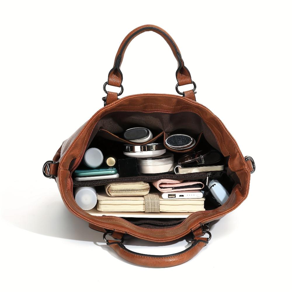 Genuine Leather Shoulder Bag for Women – Comfortable Everyday Handbag | Charlotte