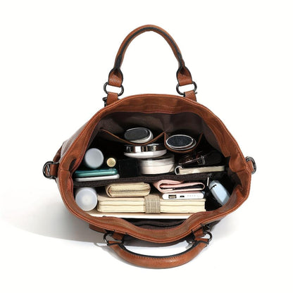 Genuine Leather Shoulder Bag for Women – Comfortable Everyday Handbag | Charlotte