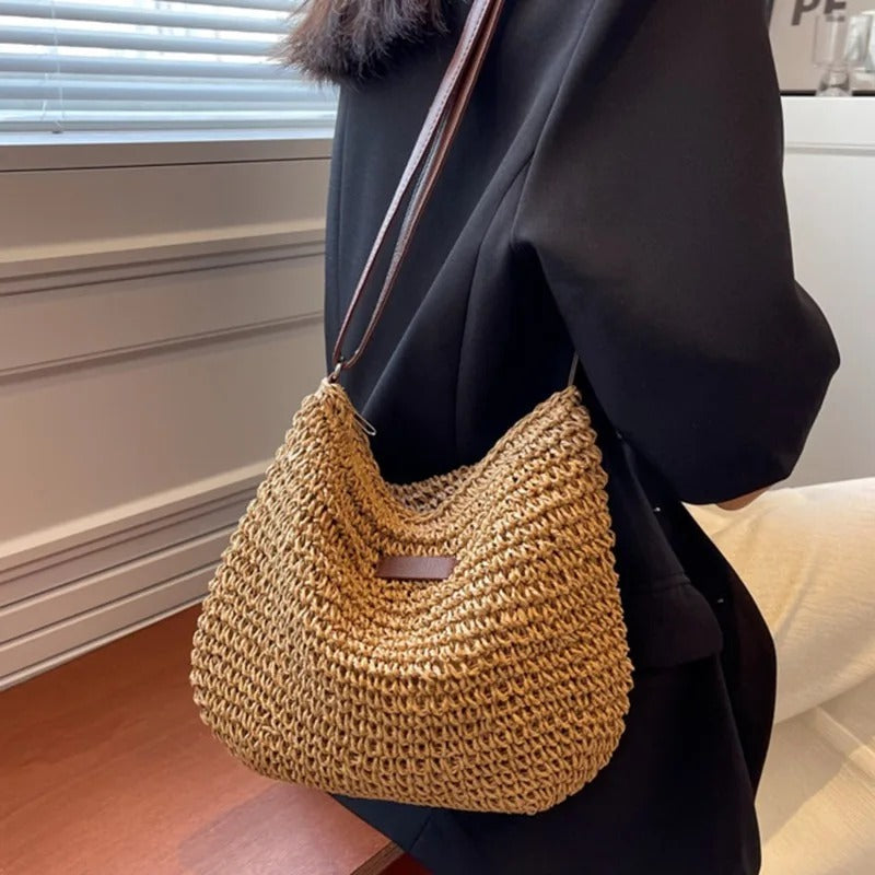 Genuine Leather Shoulder Bag for Women – Everyday Crossbody Bag