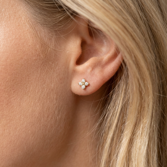Lilia Spark Crystal Studs