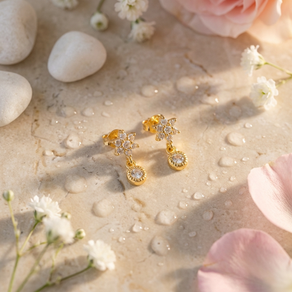 Soraya Petite Studs – 925 Sterling Silver Crystal Stud Earrings